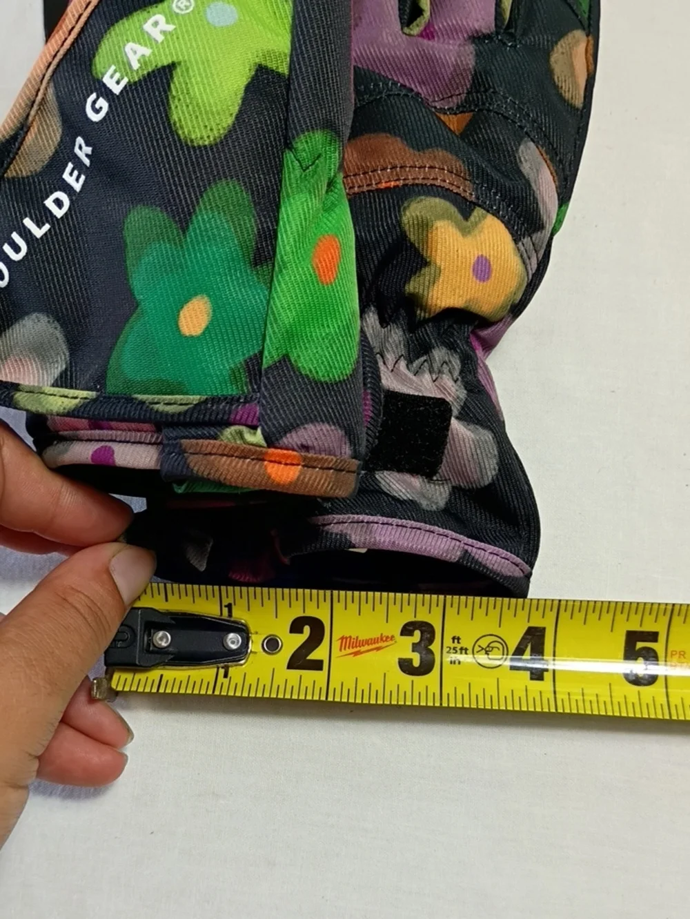 NWT Boulder Gear Flurry Glove Chalk Floral Print Gloves Toddler Girls Small